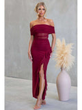Ruffled Mesh See-Through Sleeveless Dress